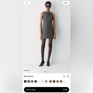 Babaton Bond Dress | Aritzia | Sleek Minimalist Midi